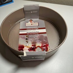 David Burke 9" x 2" Springform Pan Nonstick Coating Bakeware Air Flow Tech